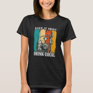 Camiseta Apoye su brillo lunar local y manténgalo brillante