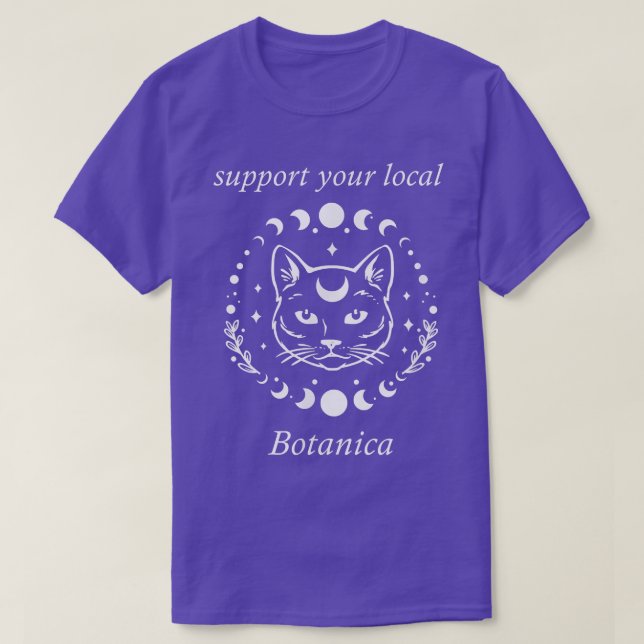Camiseta Apoye su Bruja Botanica local (Diseño del anverso)