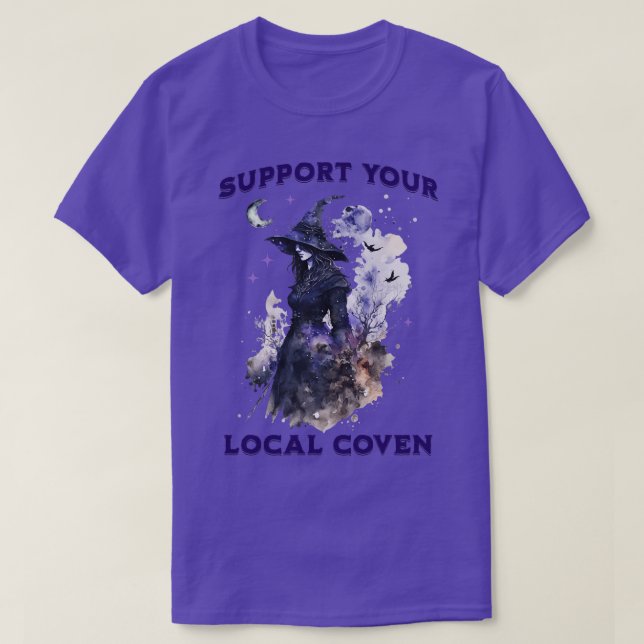 Camiseta Apoye su halloween de cocina local (Diseño del anverso)