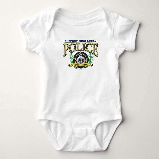 Camiseta Apoye su policía local (Anverso)