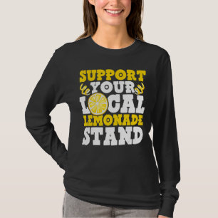 Camiseta Apoye su soporte local de limón de hielo