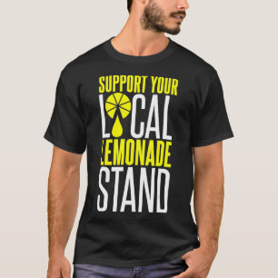 Camiseta Apoye su soporte local para lemonadas