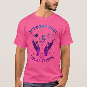 Camiseta Apoye tu Brujería Pagan de Cocina Hornosa Wiccan