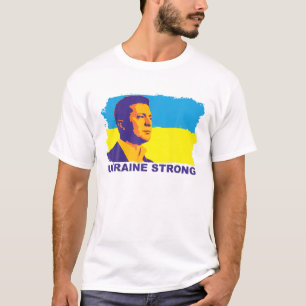 Camiseta Apoyen a las fuertes Chicas ucranianas que defiend