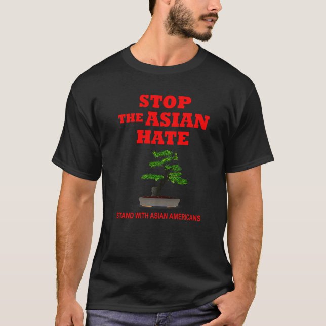 Camiseta Apoyen a los asiático-americanos contra el racismo (Anverso)
