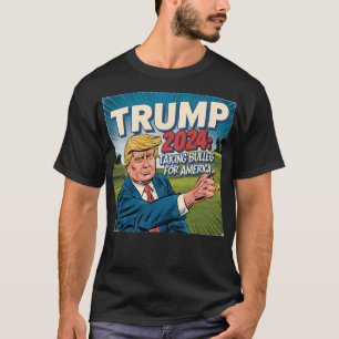 Camiseta Apoyen A Trump 2024, Que Desafía Las Balas Por Ame