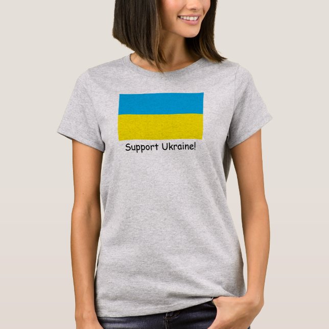 Camiseta ¡¡Apoyen a Ucrania!! (Anverso)