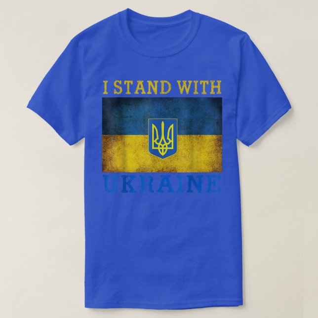 Camiseta Apoyen a Ucrania con Ucrania (Diseño del anverso)