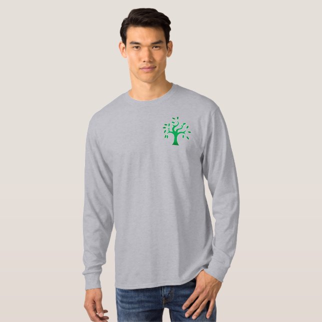 Camiseta Apoyen Palestina, Bandera y Árbol de Olivos (Anverso completo)