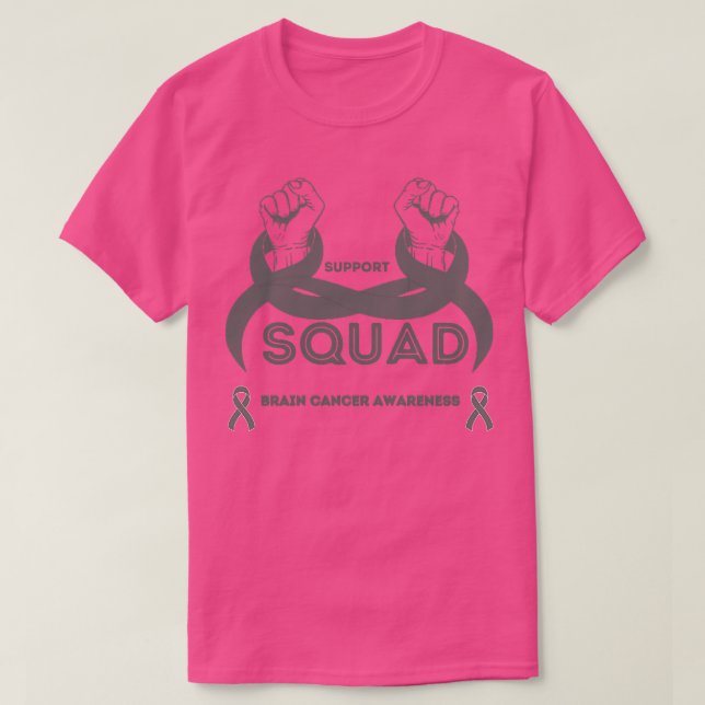 CAMISETA APOYO A BRAIN CÁNCER AWERNESS SQUAD (Diseño del anverso)