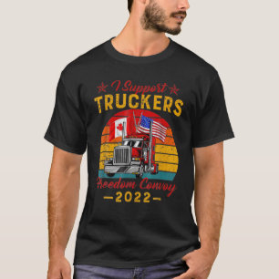 Camiseta Apoyo a camioneros Canadá Convoy de Libertad de EE