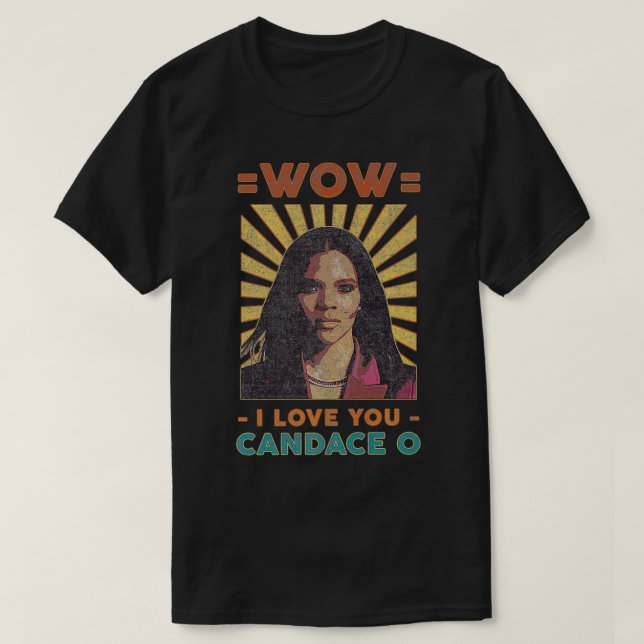 Camiseta Apoyo a Candace Owens para el presidente republica (Diseño del anverso)