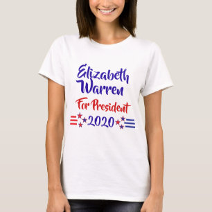 Camiseta Apoyo a Elizabeth Warren en las elecciones de 2020