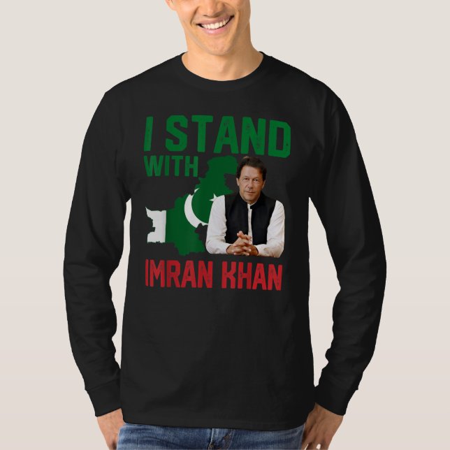 Camiseta Apoyo a Imran Khan Fiesta del PTI Pakistán (Anverso)