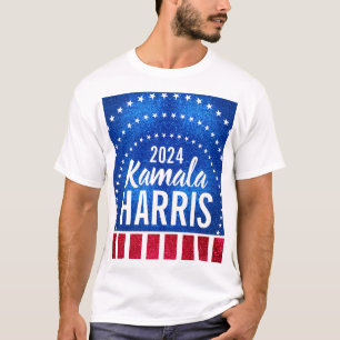 Camiseta Apoyo a Kamala Harris 2024 Progreso y unidad