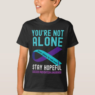 Camiseta Apoyo a la cinta morada Concienciación sobre la pr