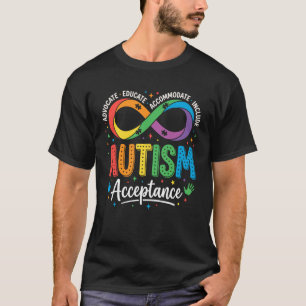Camiseta Apoyo a la Conciencia de Autismo Aceptación Neurod