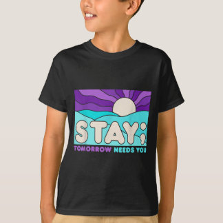 Camiseta Apoyo a la Conciencia de Prevención de Salud Menta