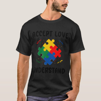 Camiseta Apoyo a la Conciencia del Autismo de la Pieza del 