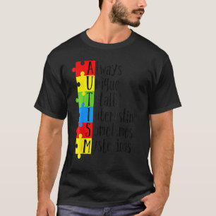 Camiseta Apoyo a la Conciencia del Autismo de Mujeres Niños