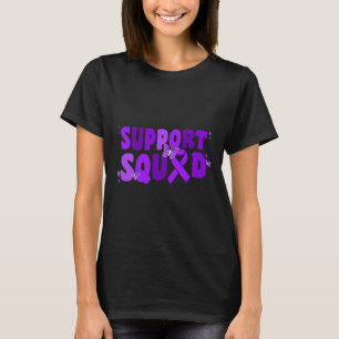 Camiseta Apoyo a la conciencia del escuadrón Alzheimer Alzh