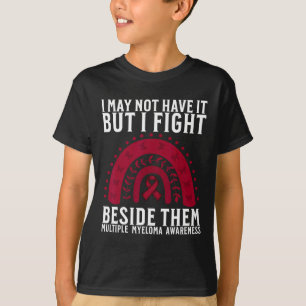 Camiseta Apoyo a la Conciencia del Mieloma Múltiple Cáncer