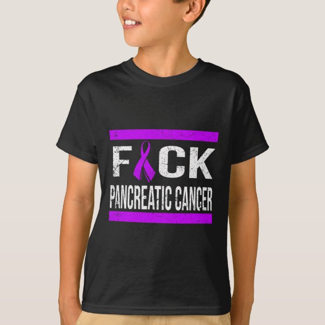CAMISETA APOYO A LA CONCIENCIA PANCREÁTICA SOBRE EL CÁNCER  (Anverso)