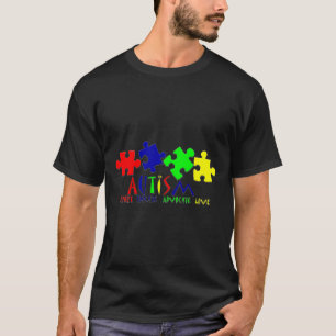 Camiseta Apoyo a la concienciación sobre el autismo Educar 