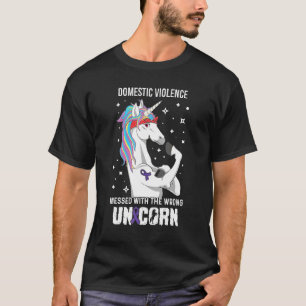 Camiseta Apoyo a la concienciación sobre la violencia domés