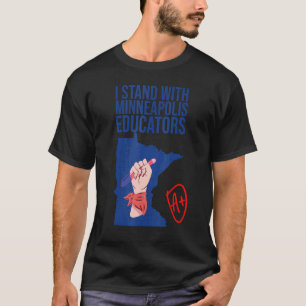 Camiseta Apoyo a la huelga de maestros educadores de Minnea