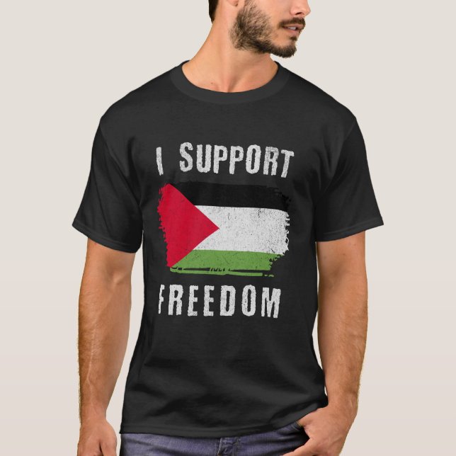 Camiseta Apoyo a la libertad de Palestina #gaza (Anverso)