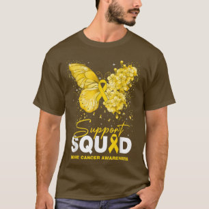 Camiseta Apoyo a la mariposa Concienciación sobre el cáncer