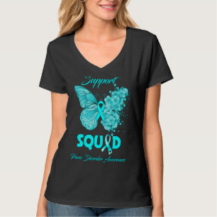 Camiseta Apoyo a la mariposa Concienciación sobre el trasto