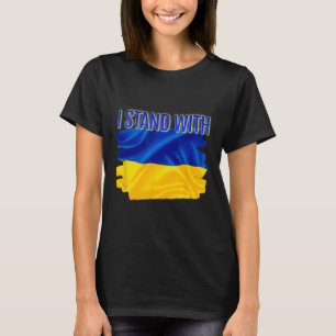 Camiseta Apoyo a la Paz Mundial Bandera Ucraniana Me Siento