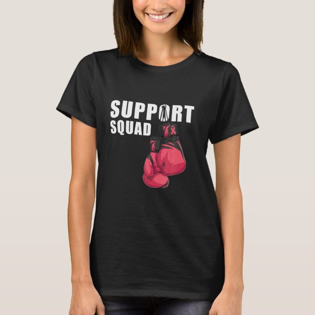 Camiseta Apoyo a la sensibilización sobre el cáncer de mama (Anverso)