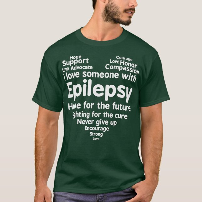 Camiseta Apoyo a la sensibilización sobre la epilepsia (Anverso)