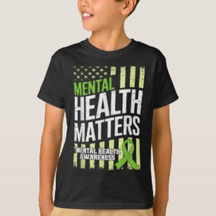 Camiseta Apoyo a la sensibilización sobre la salud mental C