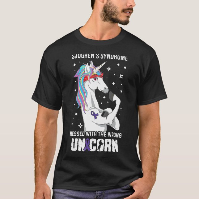Camiseta Apoyo a la toma de conciencia sobre el síndrome de (Anverso)