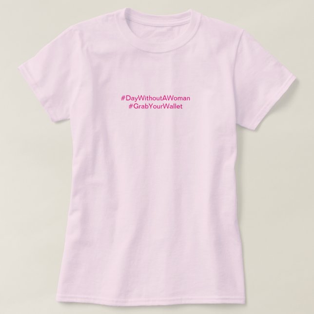 Camiseta Apoyo A Las Empresas Que Apoyan A Las Mujeres (Diseño del anverso)