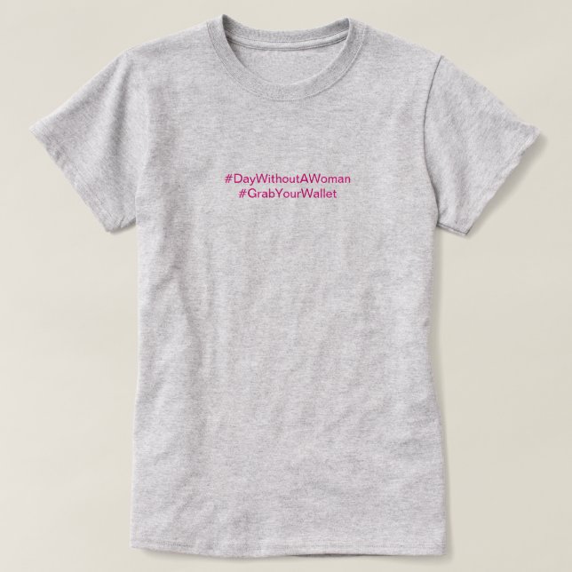 Camiseta Apoyo A Las Empresas Que Apoyan A Las Mujeres Rosa (Diseño del anverso)