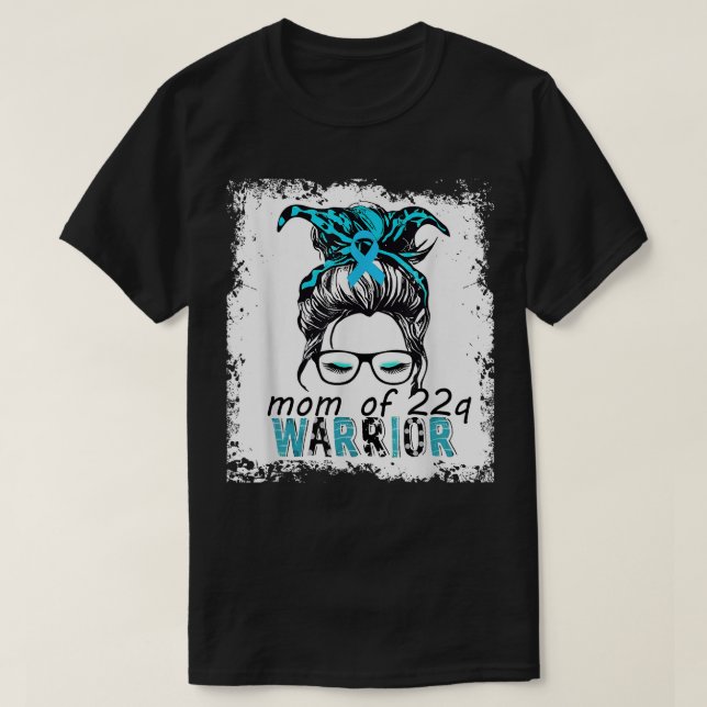 Camiseta apoyo a las madres de niños con 22q  (Diseño del anverso)