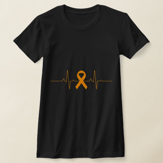 Camiseta apoyo a Leukemia Awareness naranja Ribbon orgullos (Distribución)