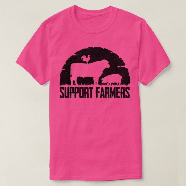 Camiseta Apoyo a los agricultores 1 (Diseño del anverso)