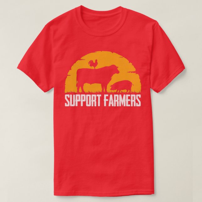 Camiseta Apoyo a los agricultores (2) (Diseño del anverso)