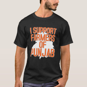 Camiseta Apoyo A Los Agricultores De Punjab India En La Man