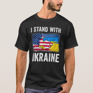 Camiseta Apoyo a los amantes de la bandera ucraniana de Ucr