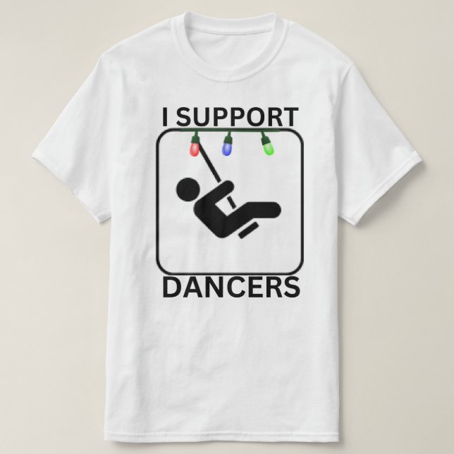Camiseta Apoyo a los bailarines (Diseño del anverso)
