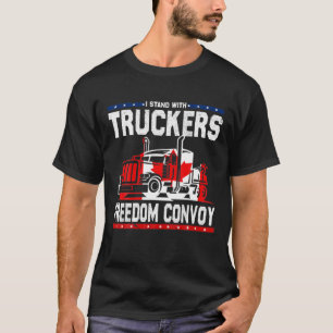 Camiseta Apoyo a los camioneros Estoy de acuerdo con la Con