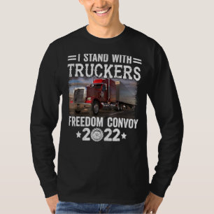 Camiseta Apoyo a los camioneros Estoy de acuerdo con la Con