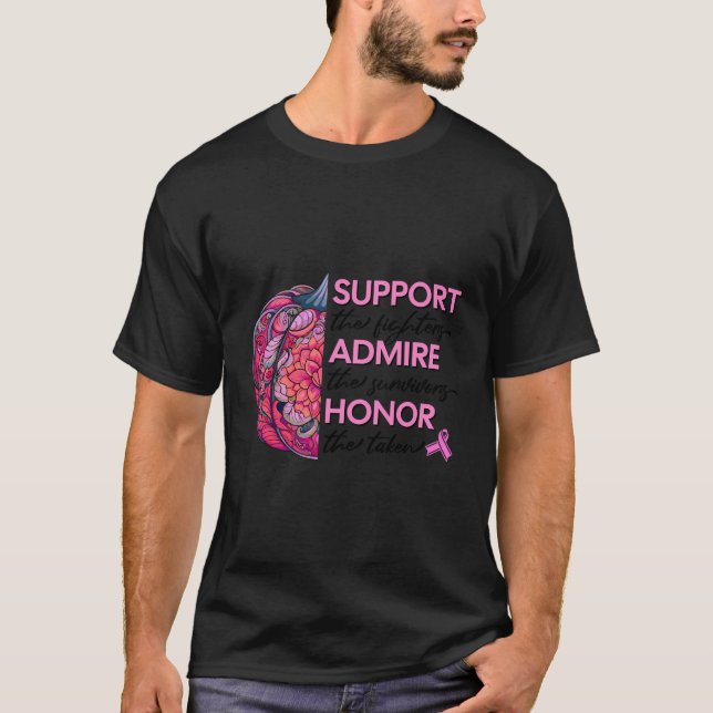 Camiseta Apoyo A Los Combatientes Admire A Los Sobrevivient (Anverso)